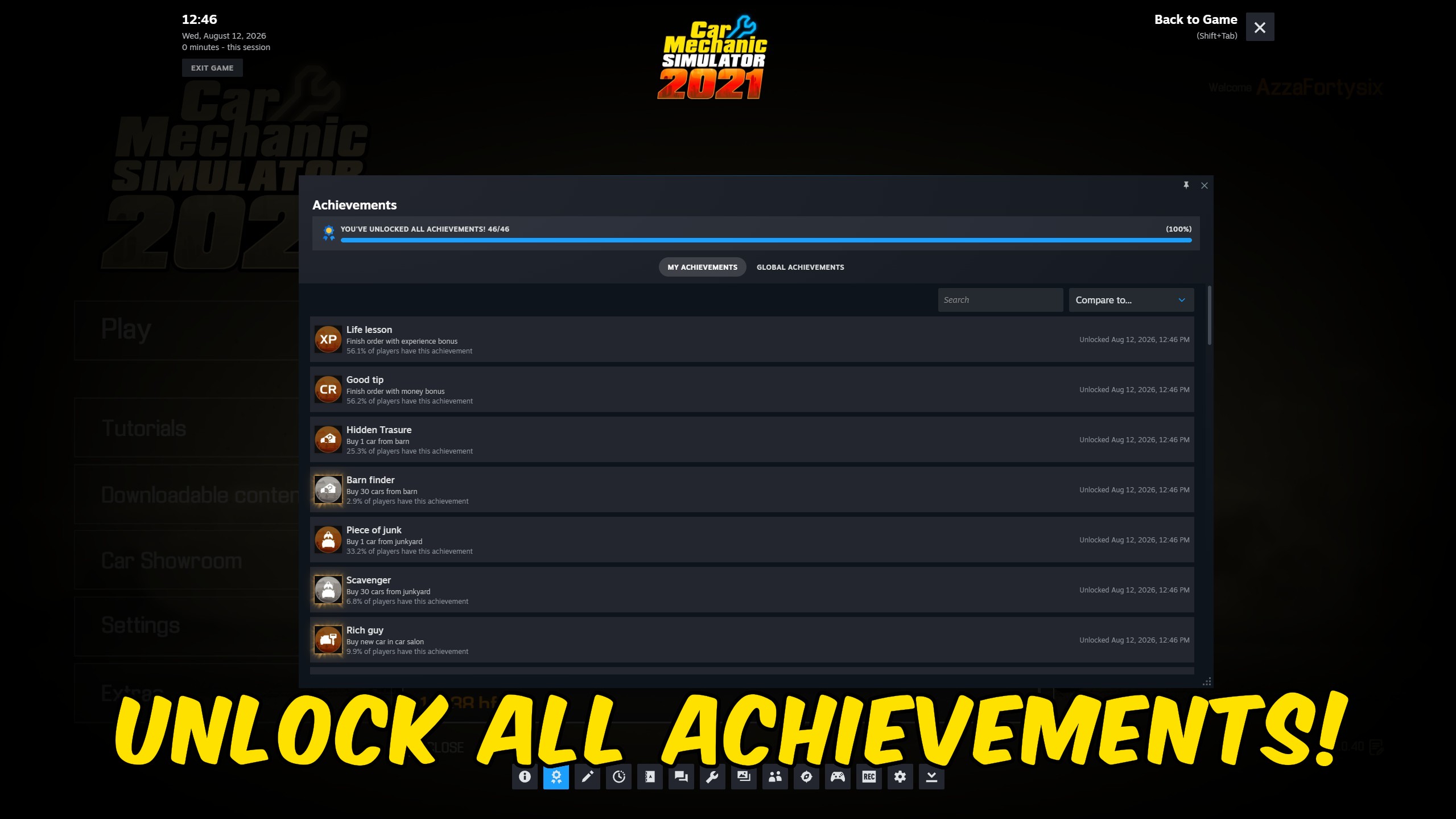 Car Mechanic Simulator 2021 — Achievement Unlocker (screenshot 2)